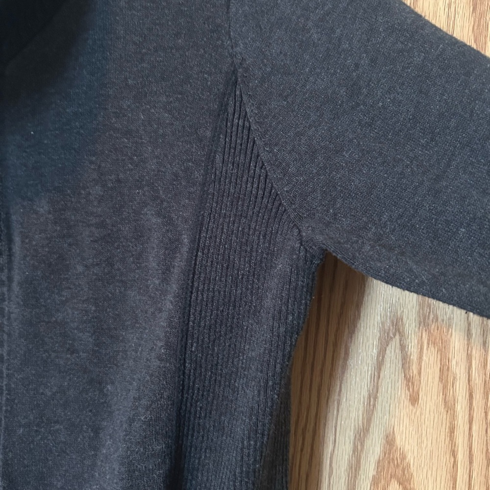 Cache Black Ribbed Collar Jacket XL - Picture 9 of 14